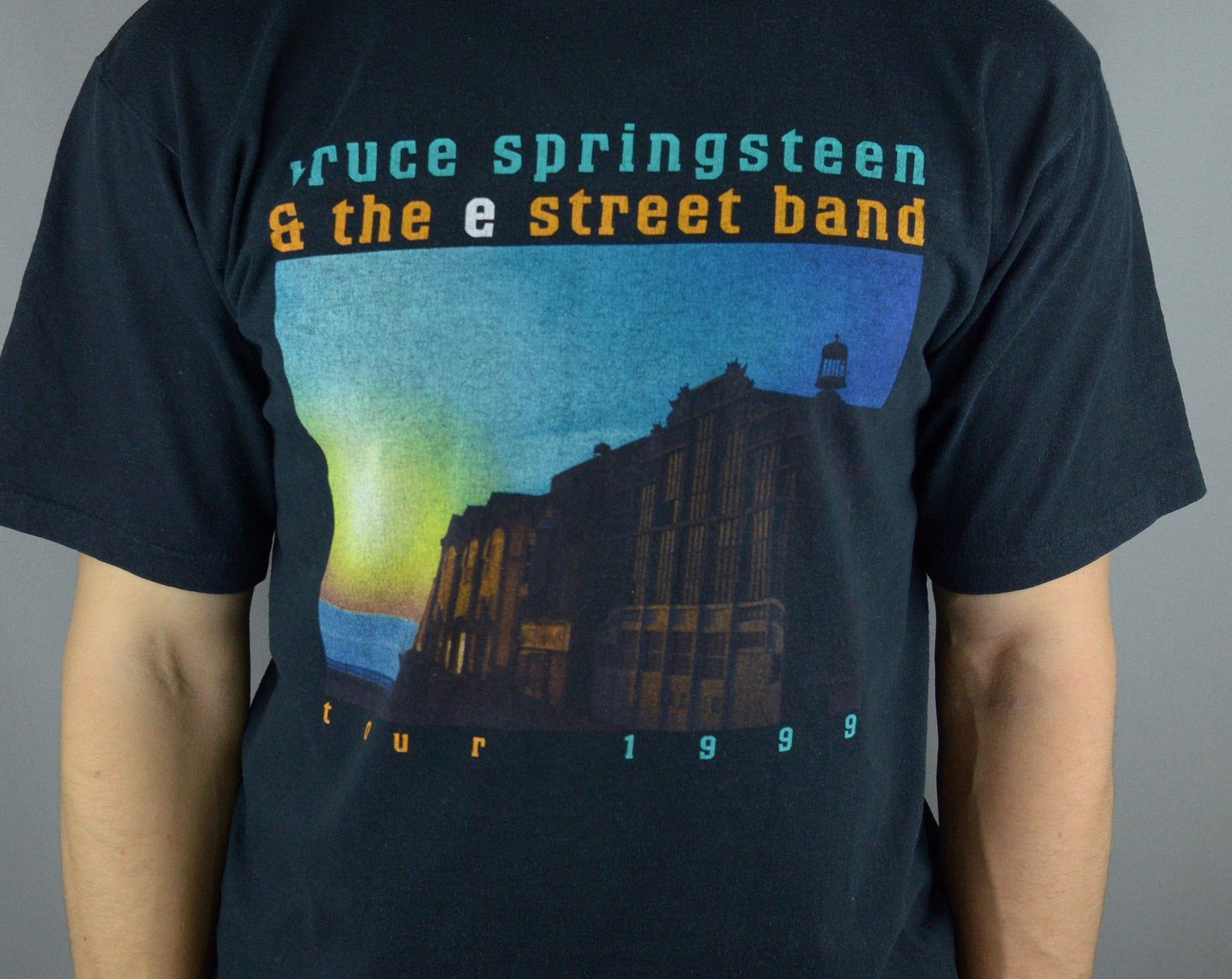 Vintage Bruce Springsteen And The E Street Band Tour 1999 T Shirt Single Stitch