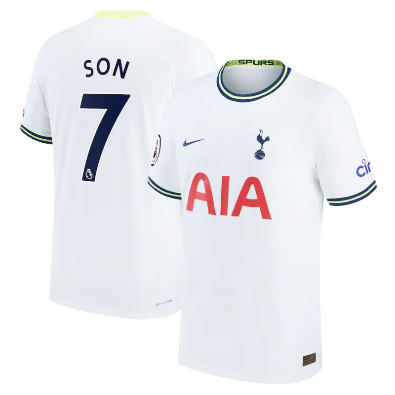 Tottenham Hotspur Home Shirt   2022-23 With Son Heung-Min 7 Printing