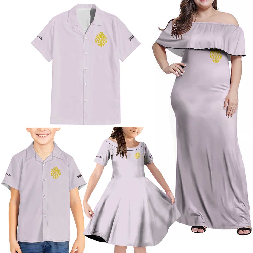 Zodiac Cancer Couples Matching Off Shoulder Maxi Dress and Hawaiian Shirt Polynesian in Gradient Blue TS04 main image 0