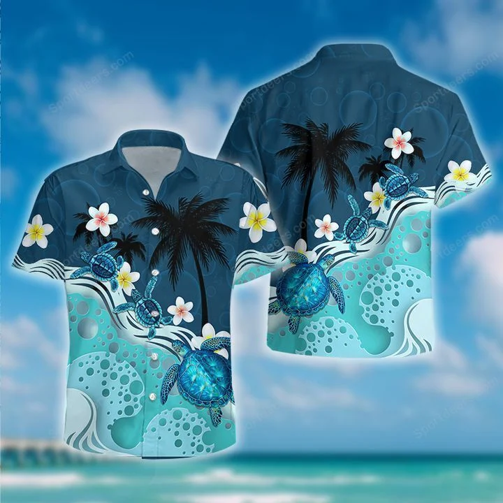 Ocean – Turtle Hawaiian Shirt, Summer Gift, Hawaiian Shirts For Men, Aloha Beach Shirt