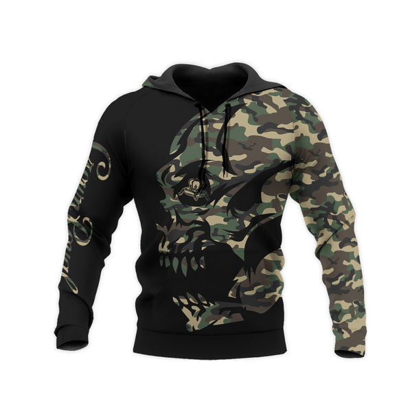 Camo Skull Crown Royal Hoodie