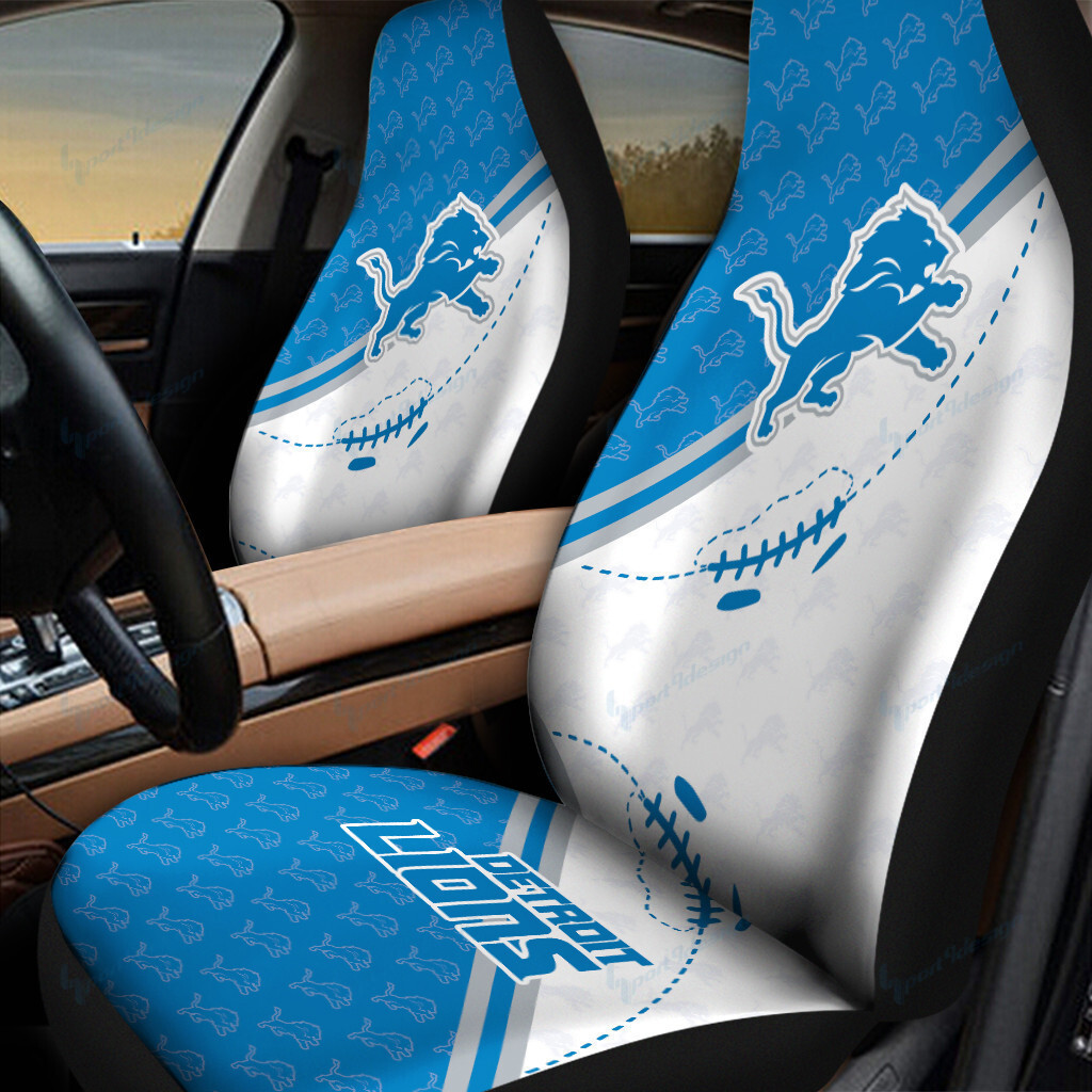 Detroit Lions Car Seat Cover Set CSC7425