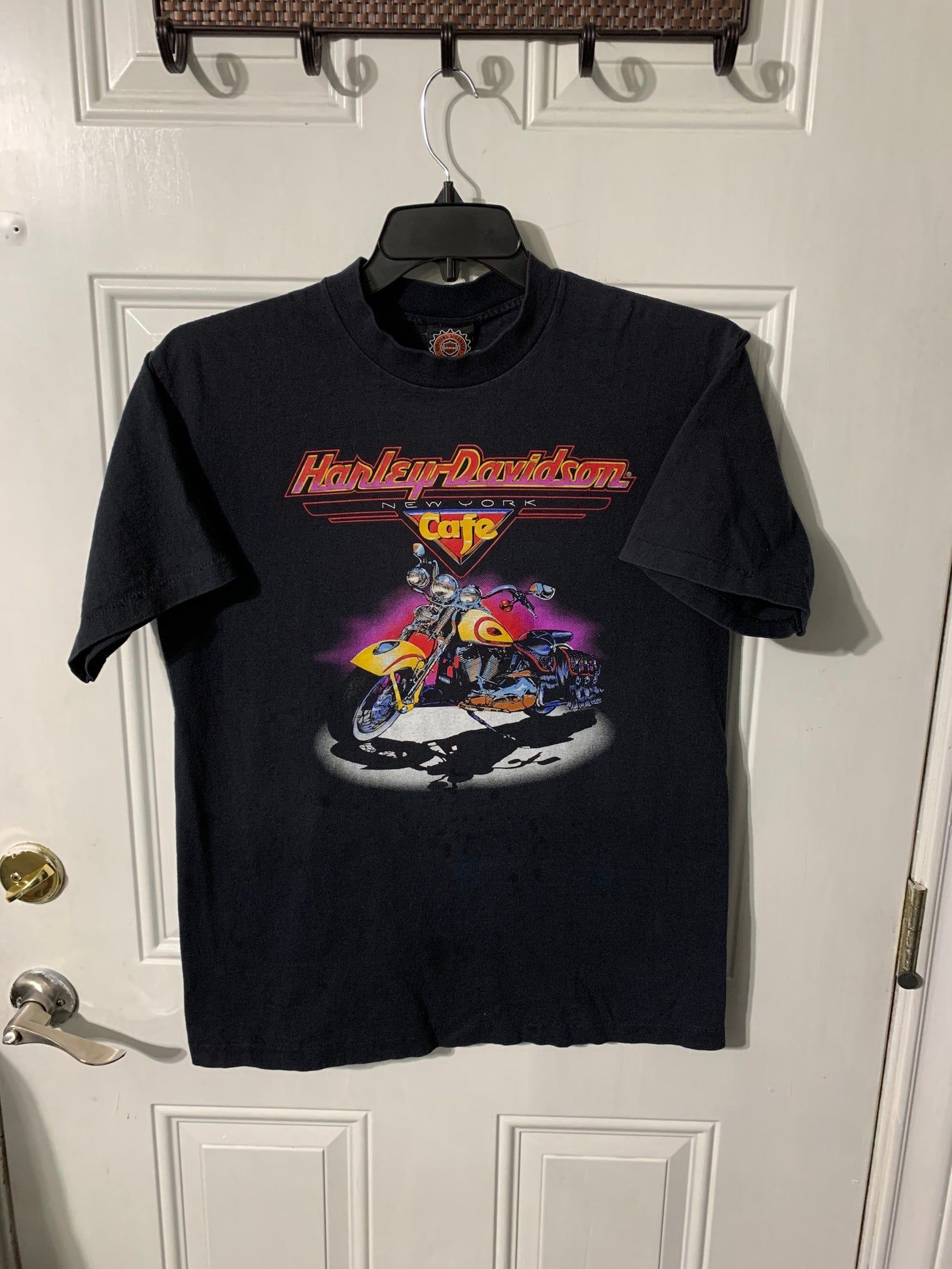 Vintage 90S Harley Davidson T-Shirt M New York Harley Davidson Cafe