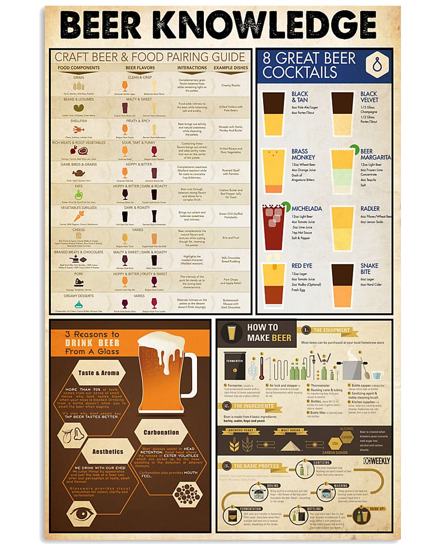 Beer Knowledge Poster