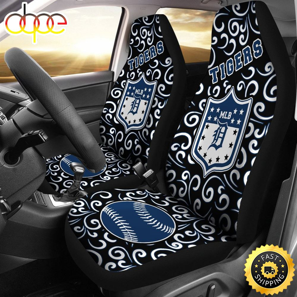 Detroit Tigers Car Seat Covers Sets For Car CSC6253