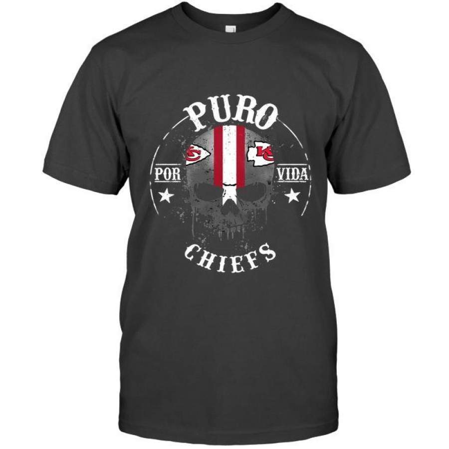 Puro Kansas City Chiefs Por Vida Fan Shirt Trending Funny Gift Tshirt