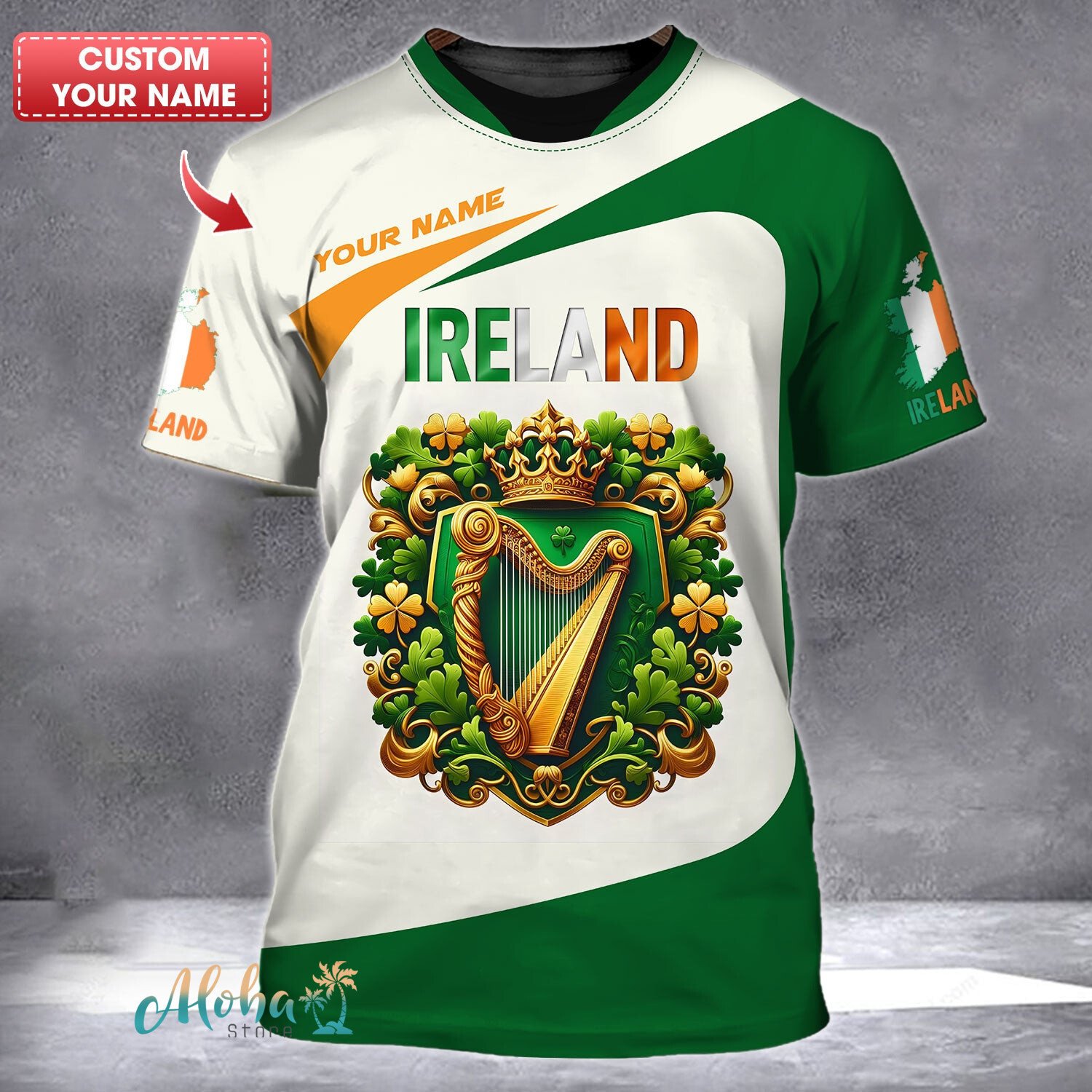 Personalized Ireland Pride Shirt – Embrace The Irish Spirit