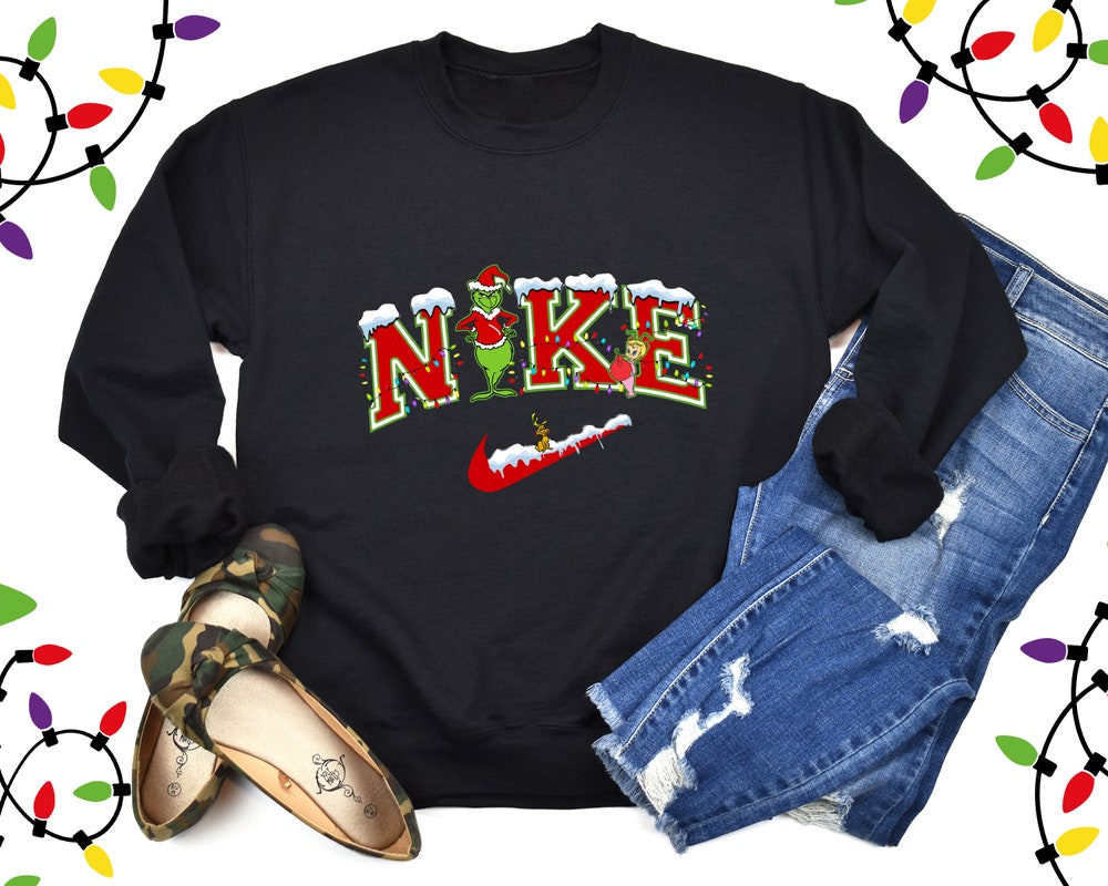 Grinch Christmas Sweatshirt, Maybe Christmas He Thought Doesn'T Come From A Store Hoodie, Christmas Means A Little Bit More, Christmas Tee X Designed By Teepulsestore Livingtee