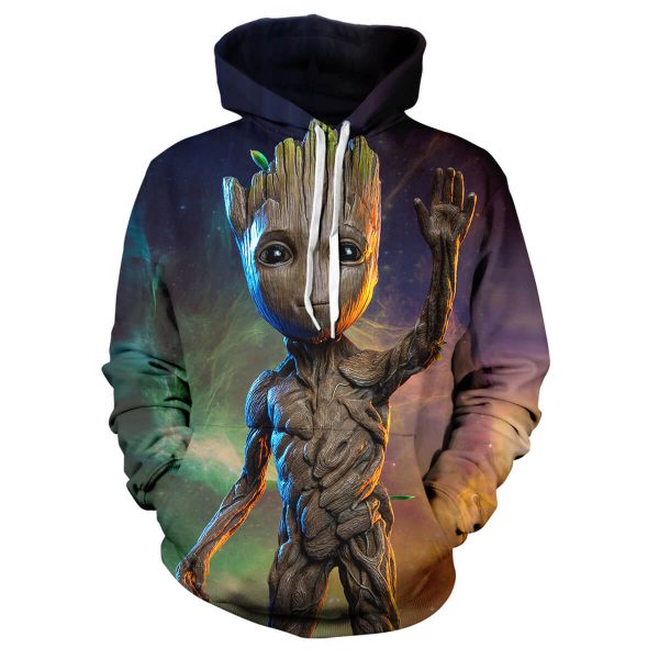 Guardians Of The Galaxy Baby Groot Unisex 3D Printed Hoodie For Men Women Clothing Clothes Outfit Nd