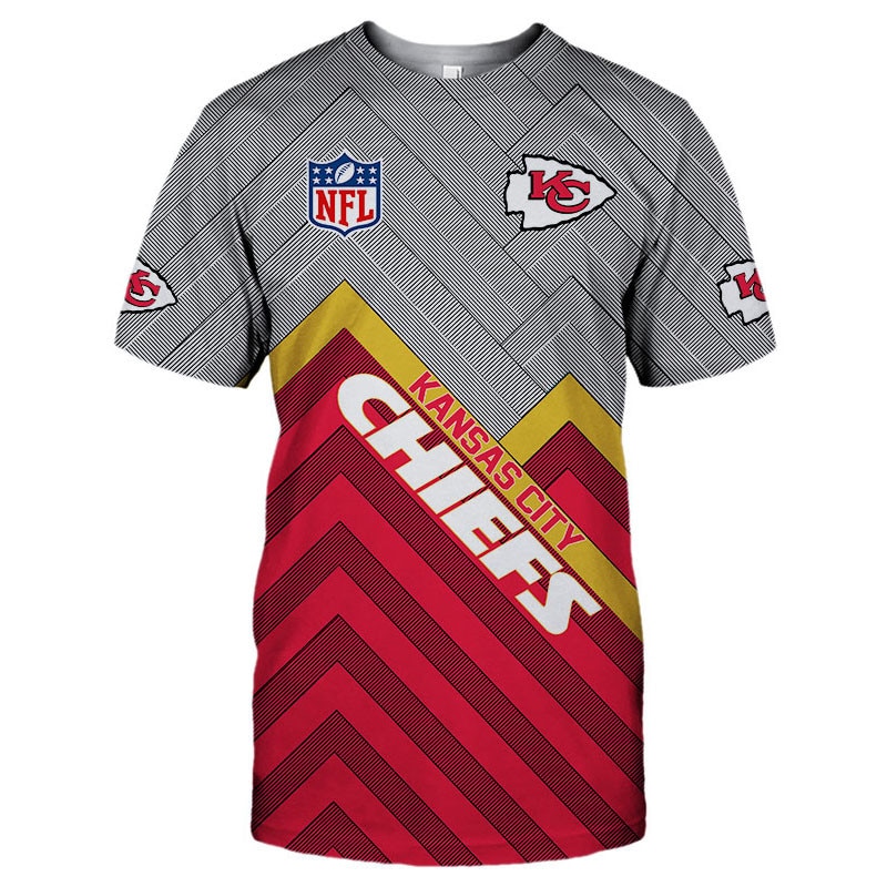 Kansas City Chiefs T-Shirt Short Sleeve Custom Cheap Gift For Fans