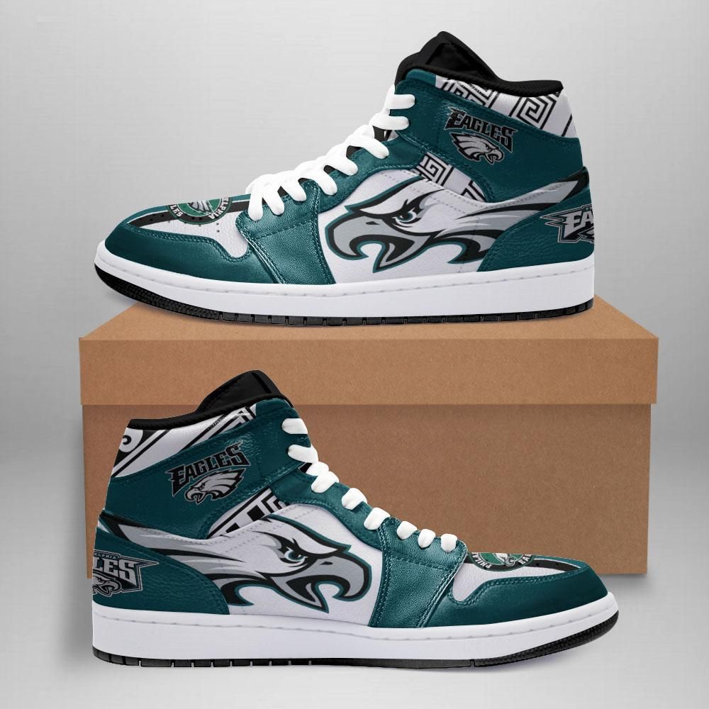Teebeepro Fashion Philadelphia Eagles 2 Air Jordan Shoes Sport Custom Sneakers