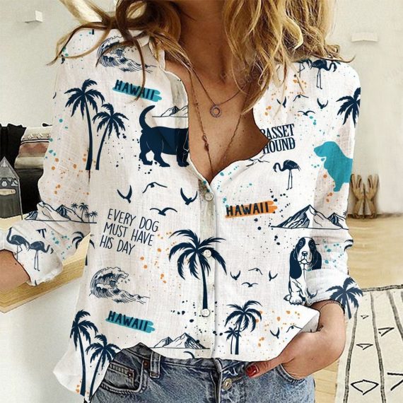 Basset Hound Hawaii Colorful Dogs Li &hellip;