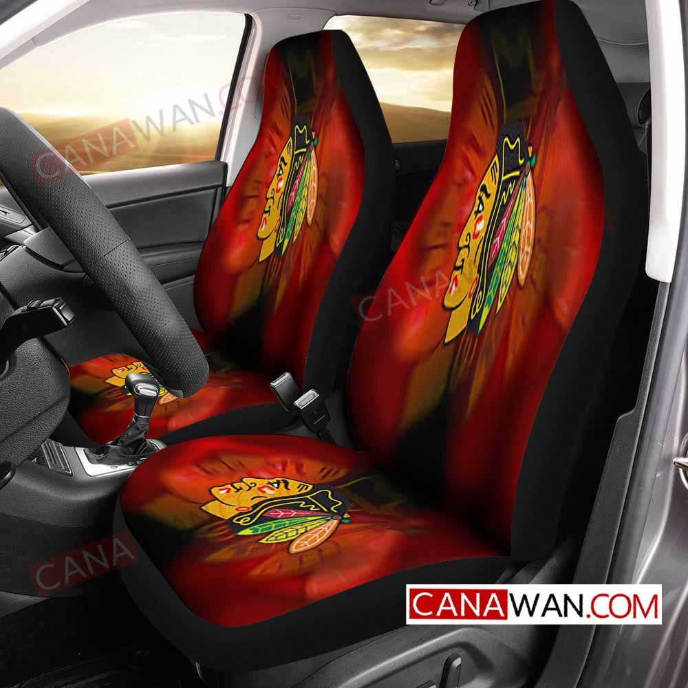 Chicago Blackhawks Car Seat Cover Set CSC9707