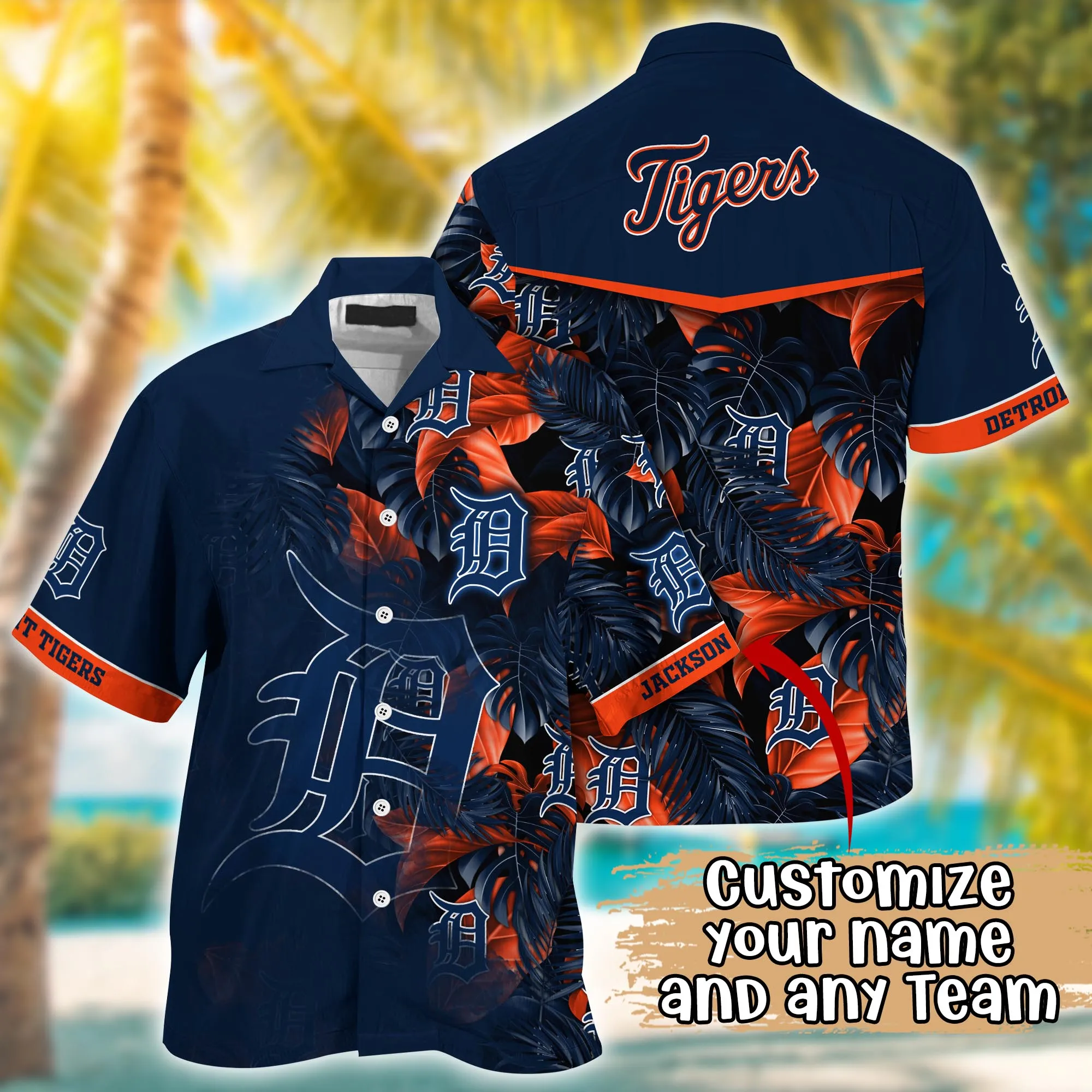 Detroit Tigers Mlb Summer Hawaii Shirt And Tshirt Custom Aloha Shirt