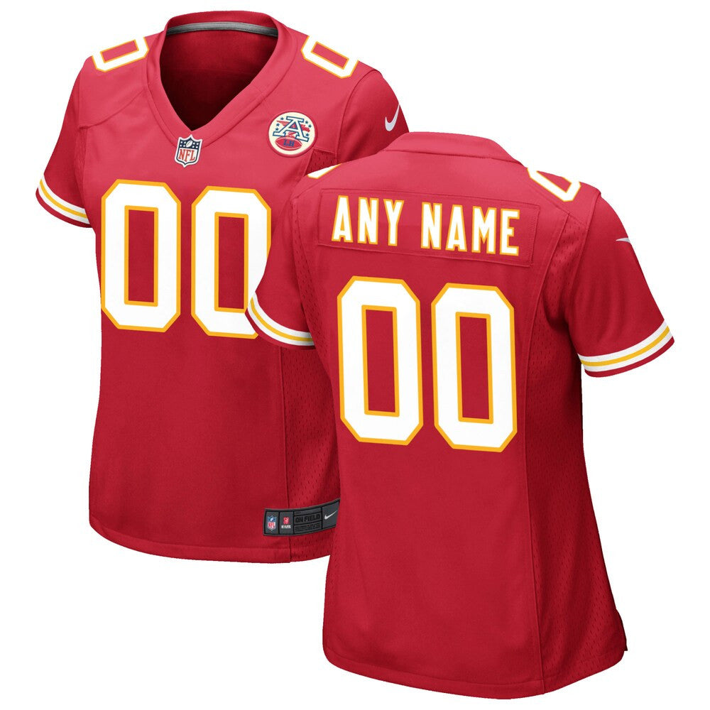 Women’S Nike Red Kansas City Chiefs Custom Game Jersey