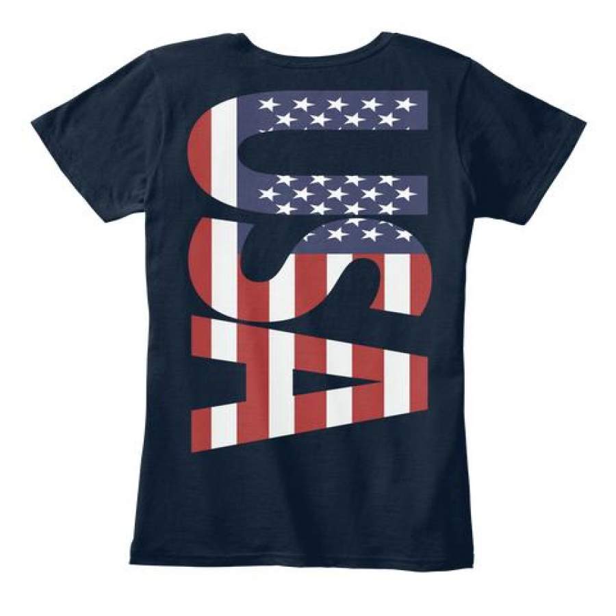 Usa Flag T Shirts Ultra Cotton T-Shi …