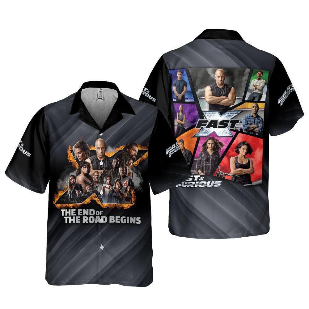 Fast And Furious X Movie  Summer 3D Hawaiian Shirt
