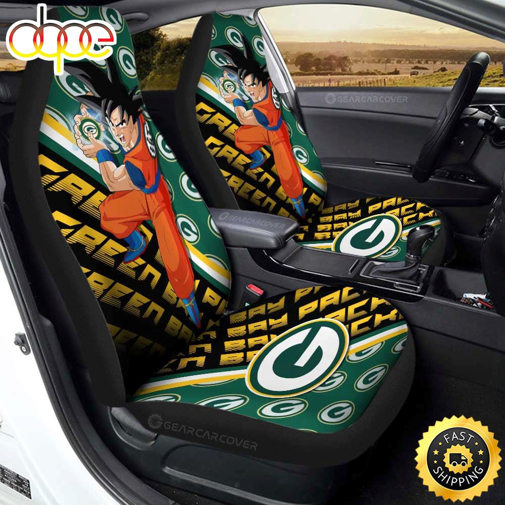 Green Bay Packers Customized Car Seat Cover Set For Fans CSC1295