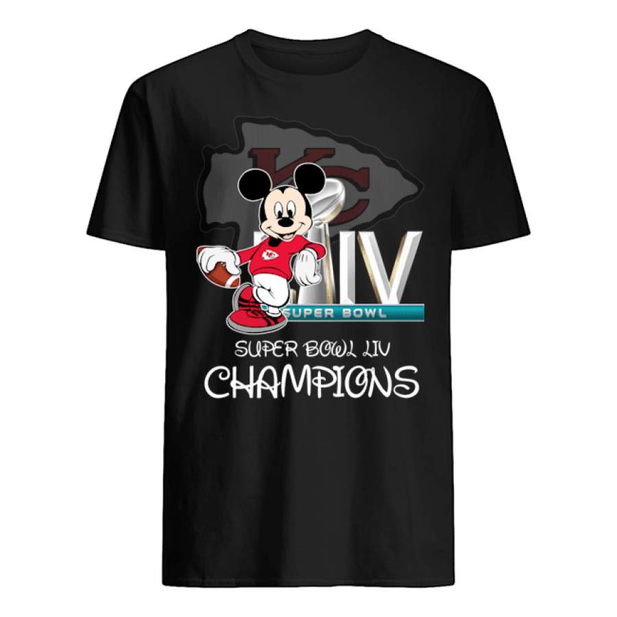 Kansas city chiefs mickesay mouse super bowl liv shirt