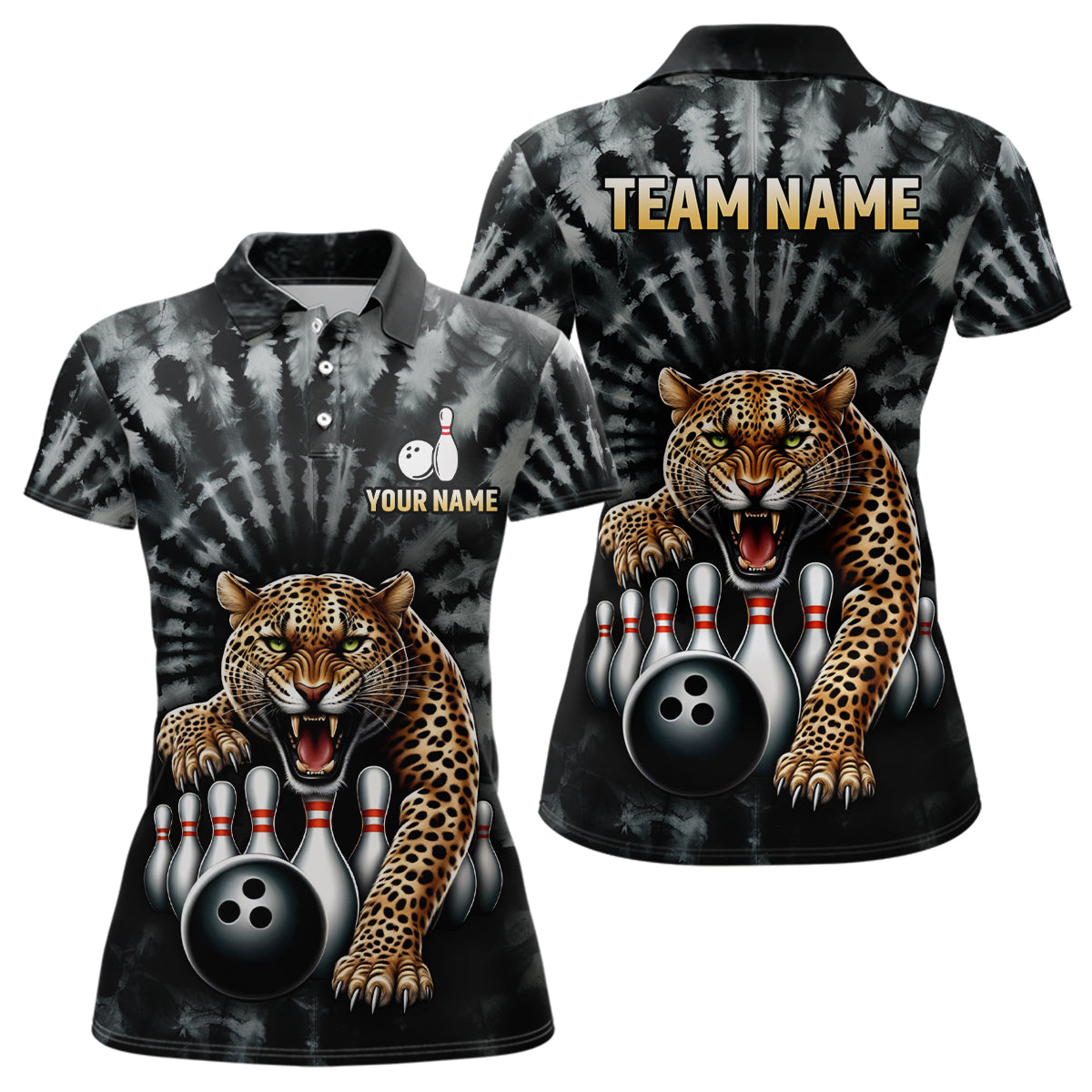 Personalized Bowling Shirt for Women Polo Shirt Bowling Team League Bowling Shirt Unisex QZT401