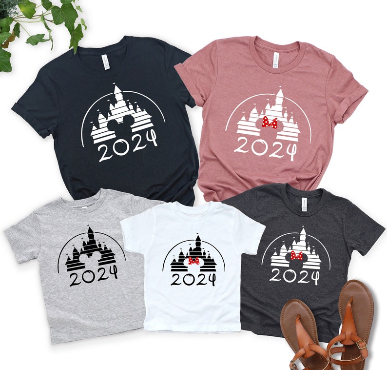 Disney Castle Family Shirt, Disney Vacation Shirt, Retro Castle 2024, Disney Mickey Minnie Shirt, Disneyland Shirt, Magic Kingdom Shirt