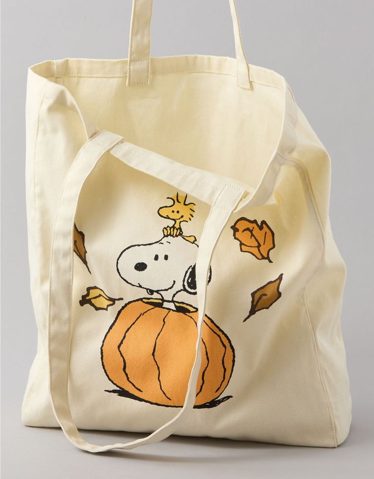 AE Peanuts Fall Tote Bag, Best Tote Bags Ideas, Cute Tote Bags Ideas, Tote Bag Design Ideas, Girls Tote Bag, Best Canvas Tote Bags Ideas