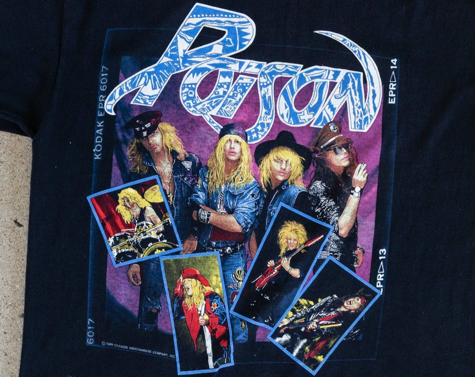 Vintage 1980’S Poison ”Open Up And Say Ahh” Tour T-Shirt