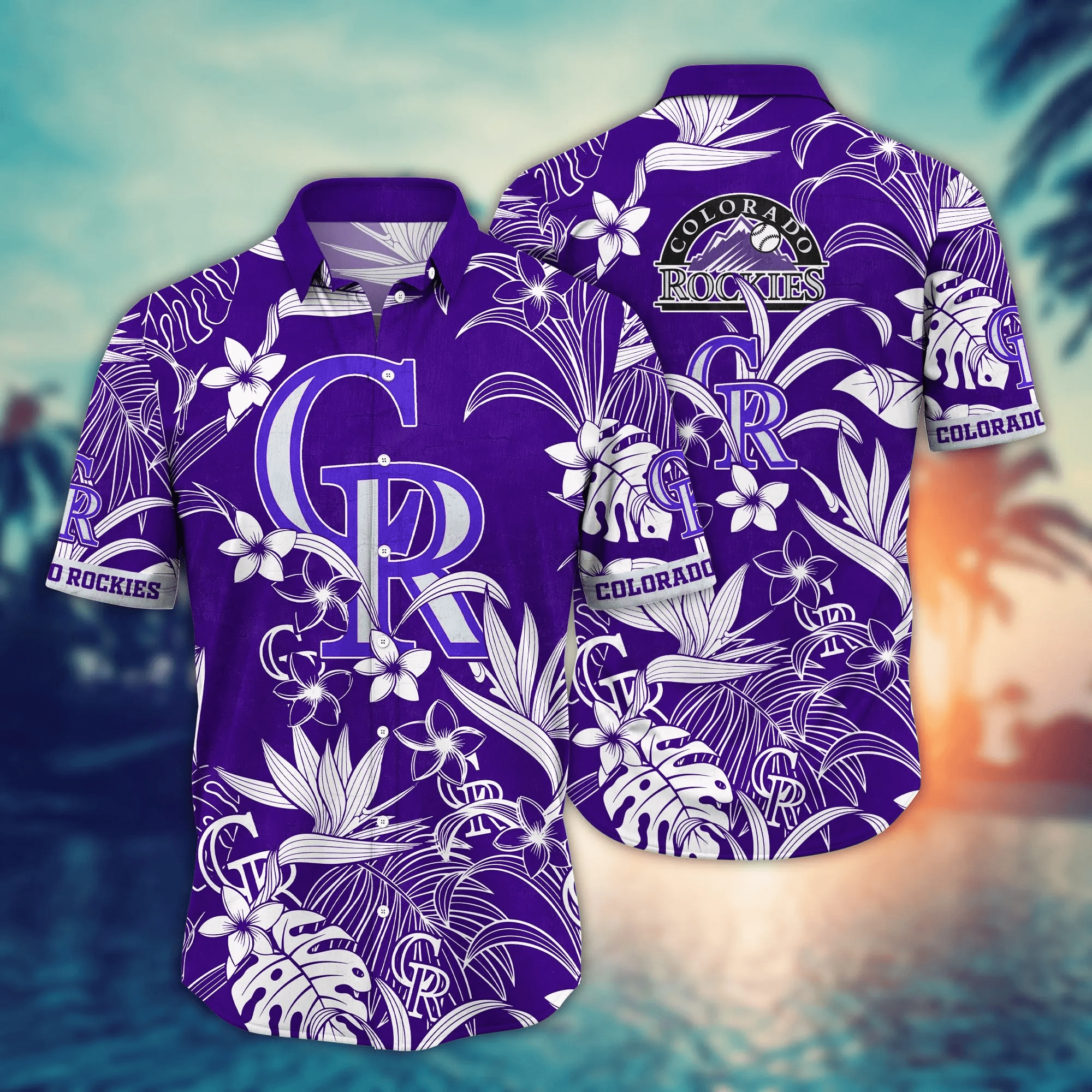 Colorado Rockies Mlb Hawaiian Shirt Daylighttime Aloha Shirt