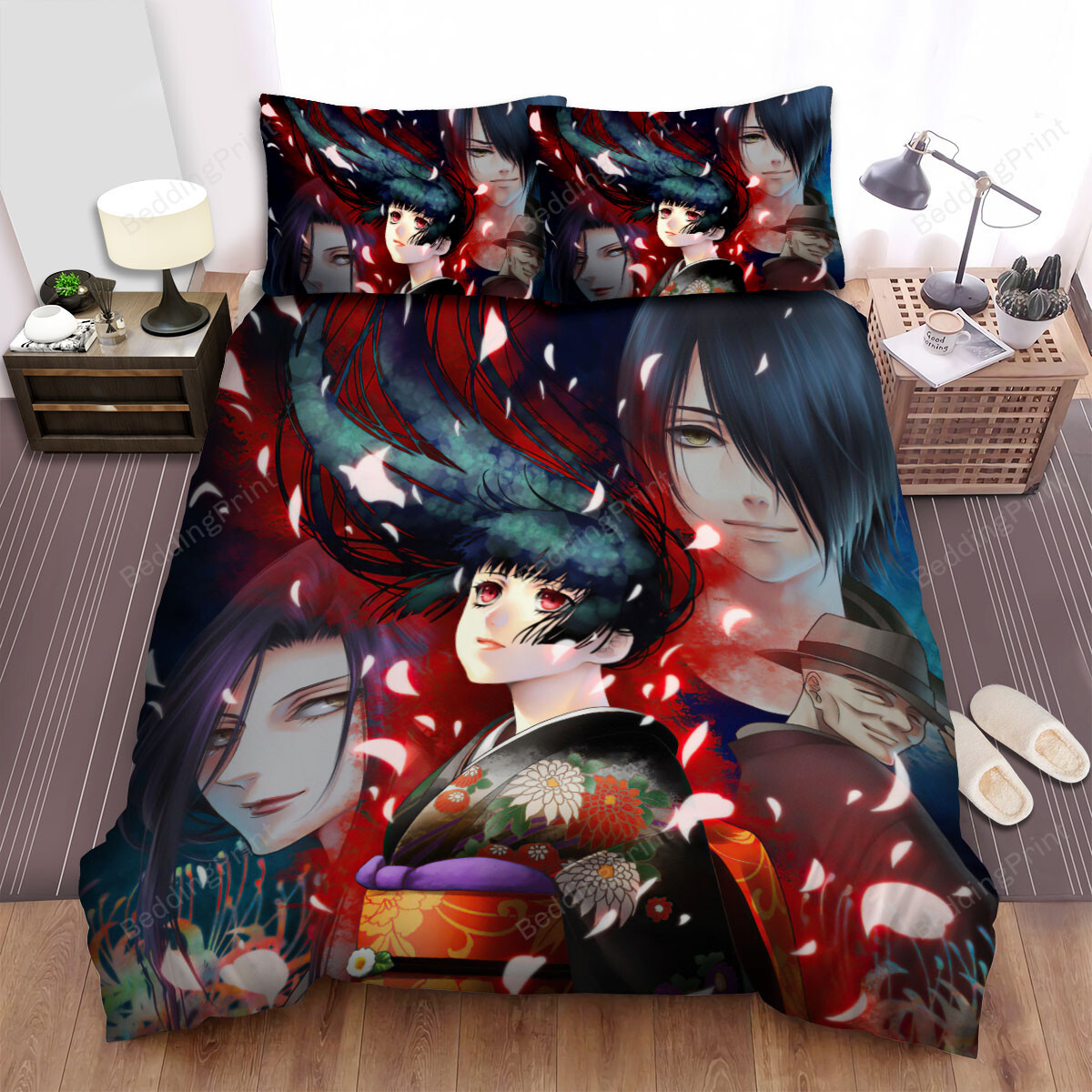 Hell Girl Main Characters Poster Bed &hellip;