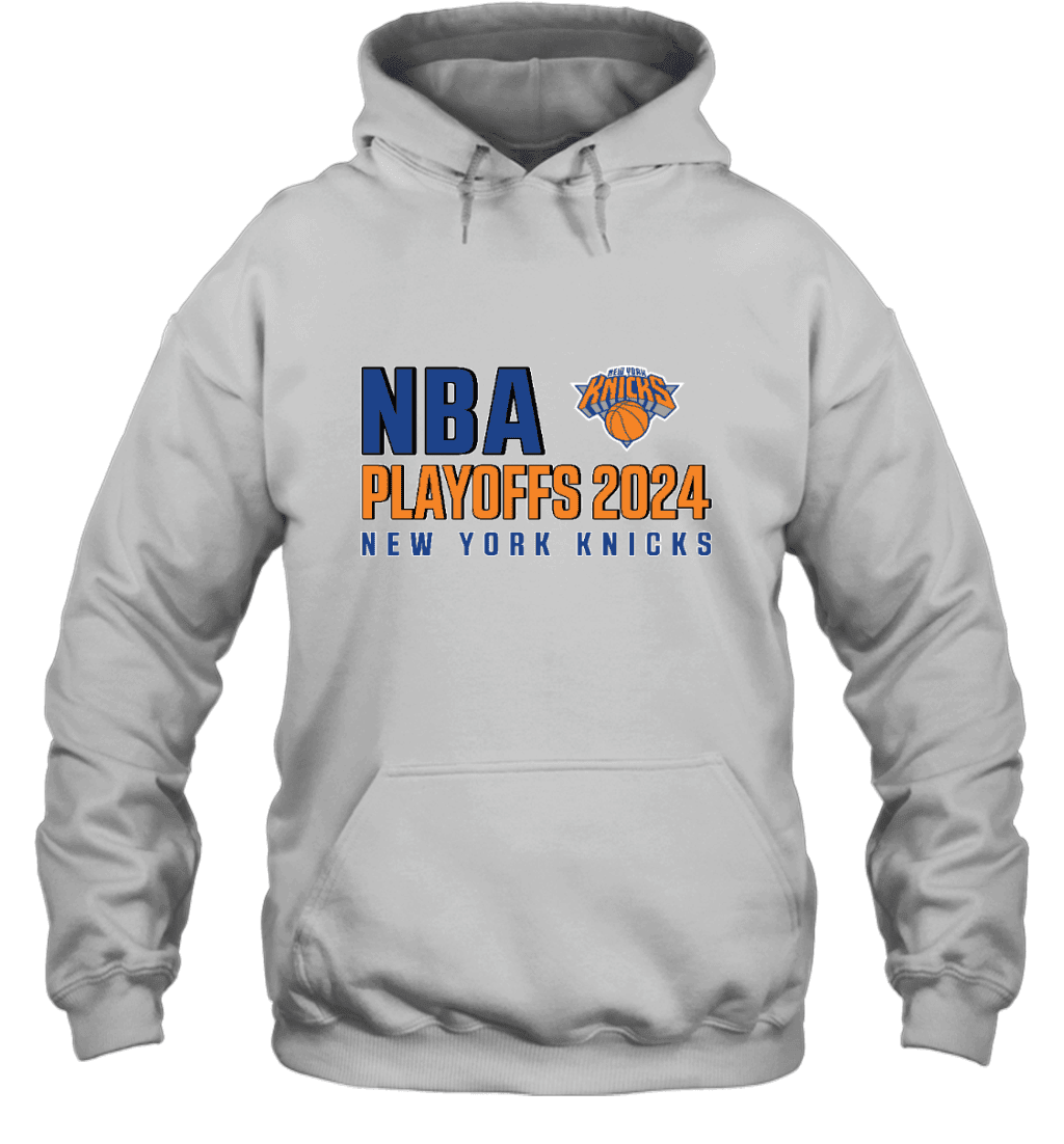 New York Knicks NBA Playoffs 2024 Basketball Logo Pattern 2D Hoodie