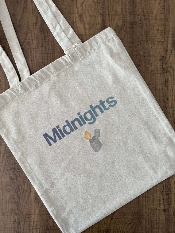 Midnights Album Inspired Recycled Canvas Tote Bag