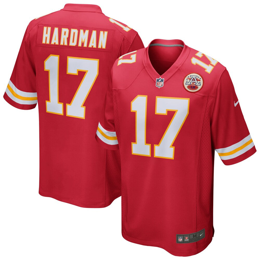 Men’S Kansas City Chiefs Mecole Hardman Nike Red Game Jersey