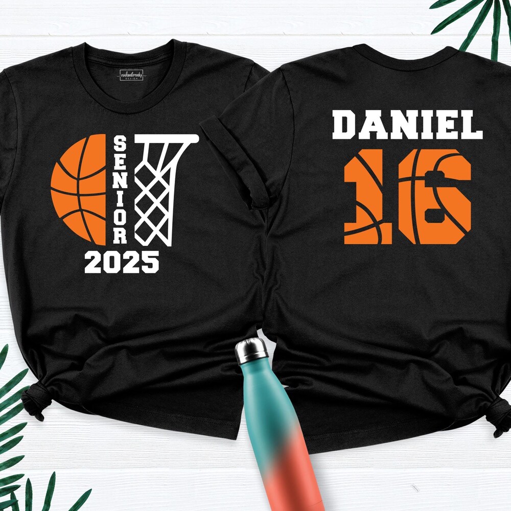 Senior Basketball 2025 Shirt, Custom Name Number Shirt, Personalized Basketball Player Name Number Tee, Senior Night Shirt, Senior Shirt Your Style, Your Statement