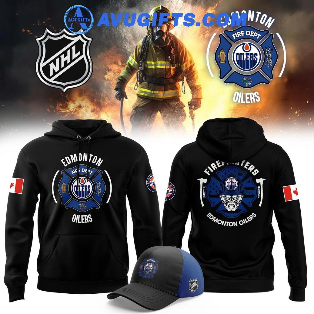 Edmonton Oilers X Firefighter Appreciation Night 2025 For Fans Limited Hoodie – Zip Hoodie 3D Aop Shirt