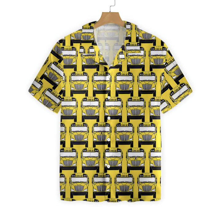 Bus Driver Hawaii Shirt, School Bus Hawaiian Shirt, Gift For Driver Dad, Grandpa