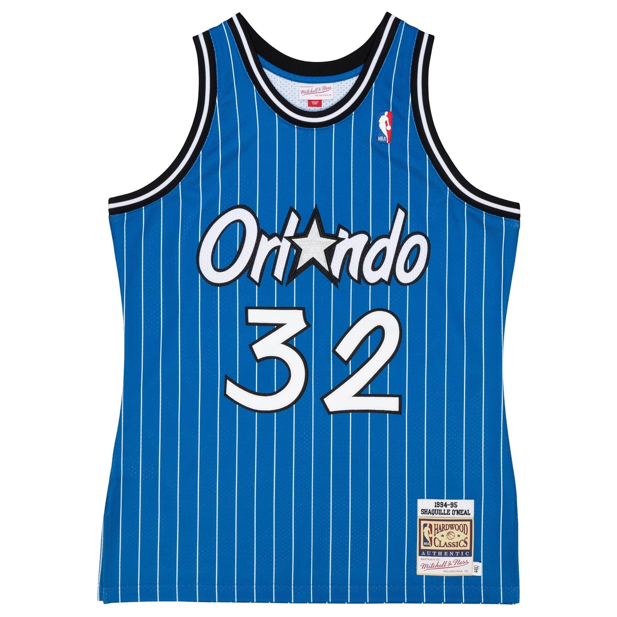 Mitchell & Ness Authentic Shaquille O’Neal Orlando Magic Road 1994-95 ...