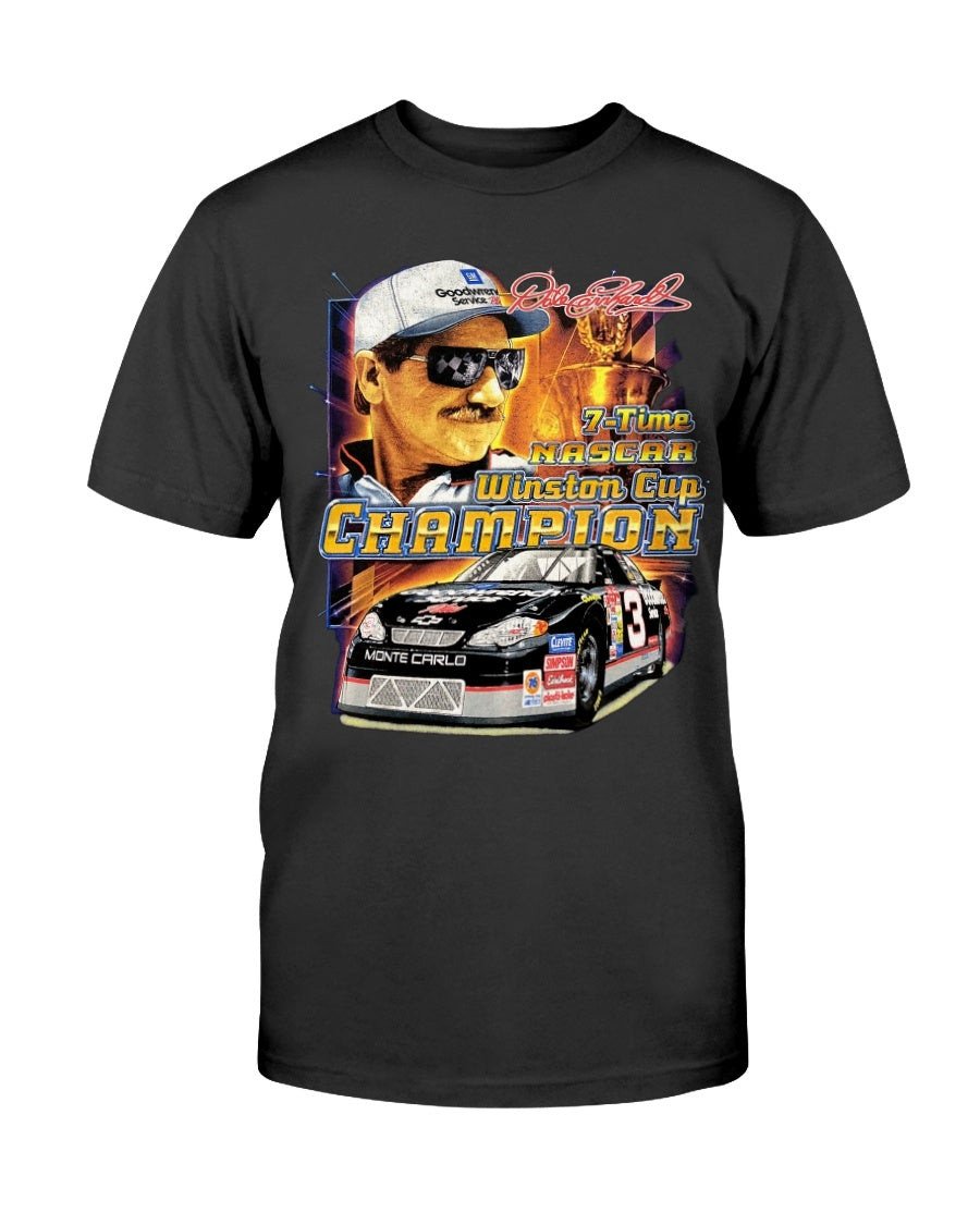 Vintage Nascar Dale Earnhardt Champion Graphic T Shirt 210918