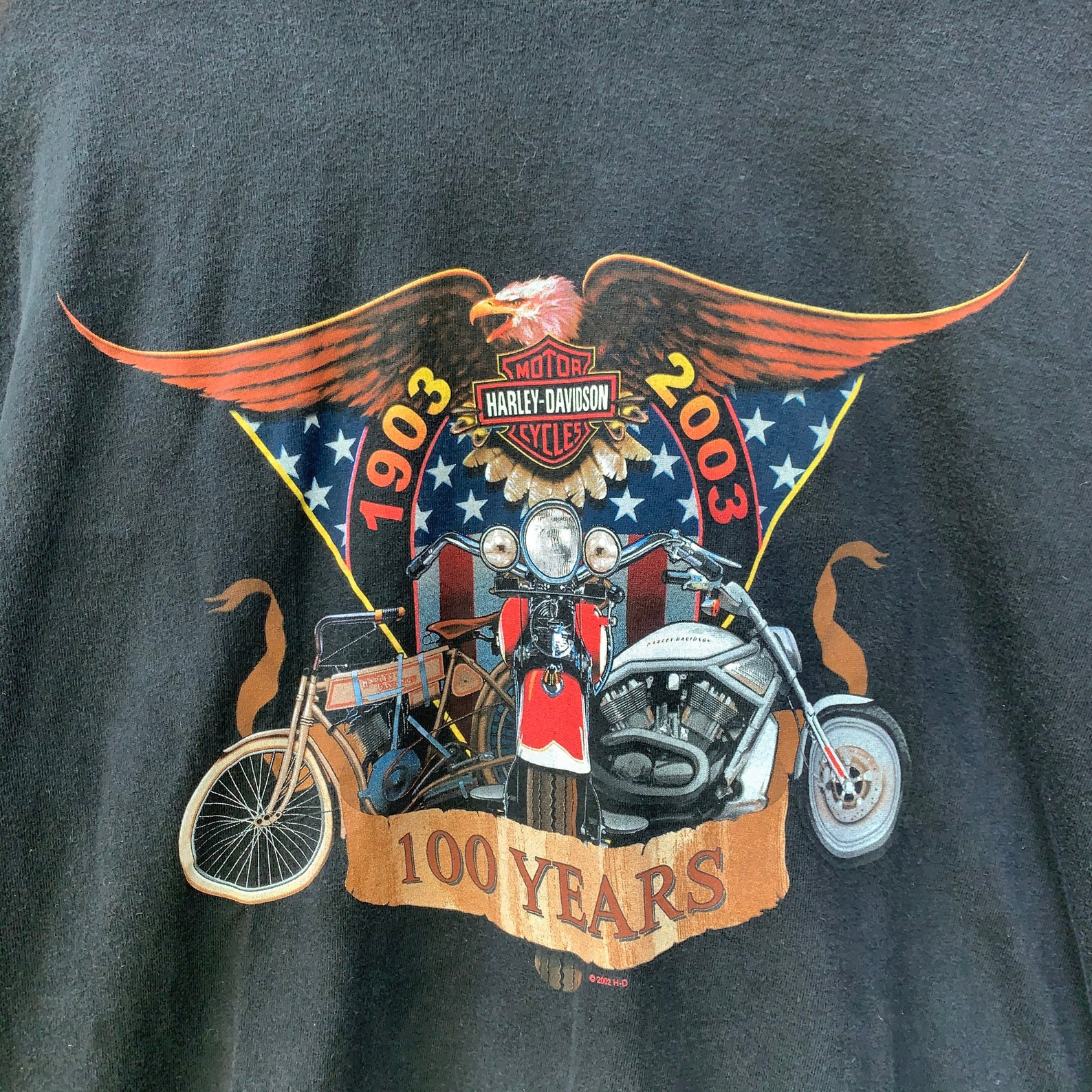 Harley Brand Worth Kansas City Mo Anniversary 100 Years T Usa Vintage Tshirt Graphic T Shirt