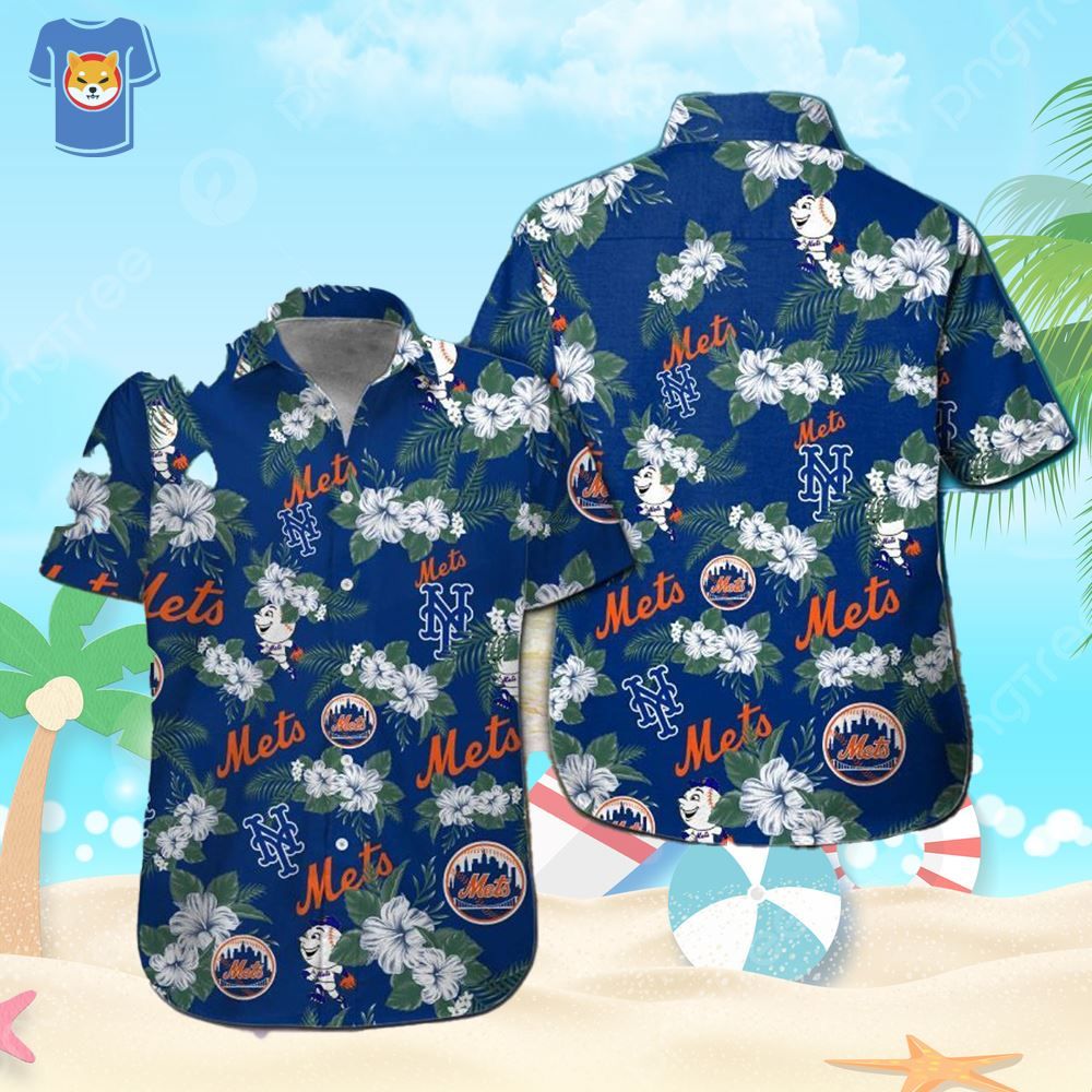 Tropical Shirt Dedicated To New York Mets Enthusiasts