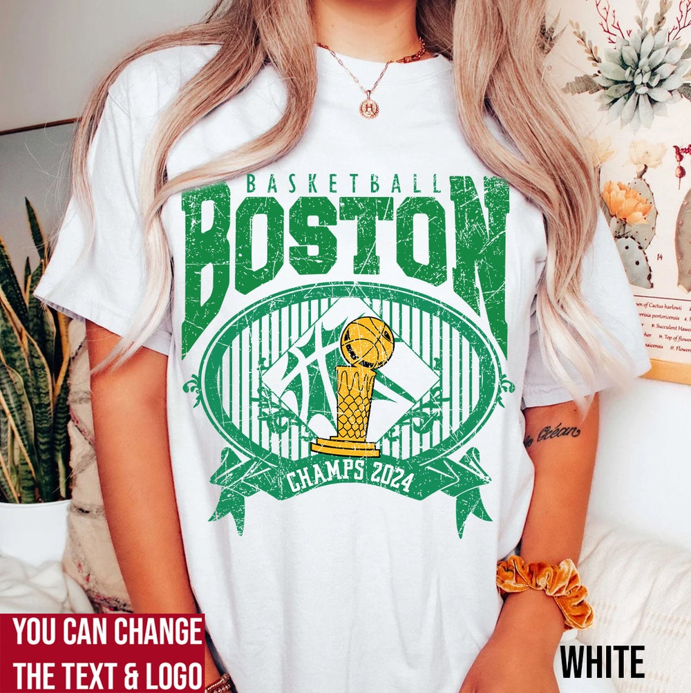 Comfort Colors Boston Basketball Champions 2024 Shirt, Boston Basketball Champs, Vintage Style Boston Basketball shirt, Boston Basketball
