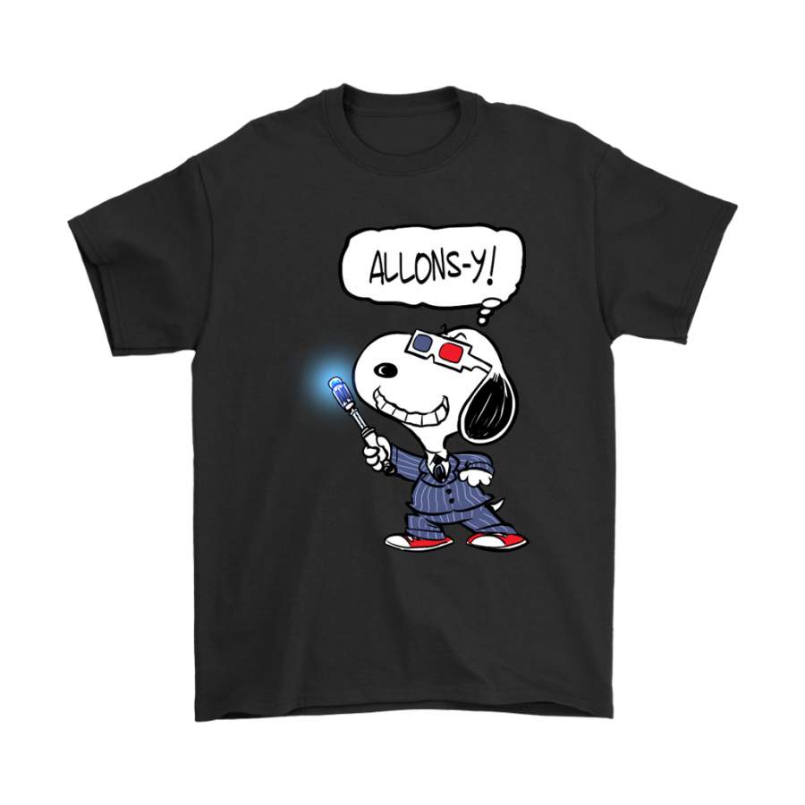 10th Doctor Snoopy Allons-y Doctor Who Shirts