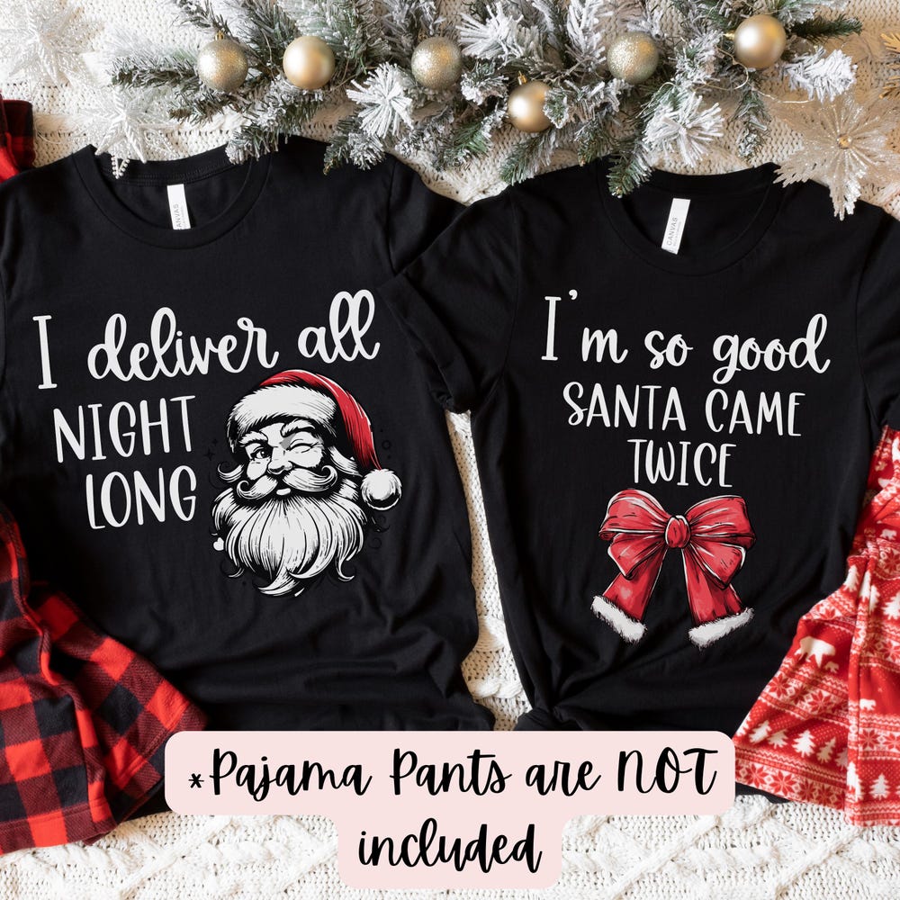 Couples Christmas Pajamas,Funny Matching Couples Christmas Pajamas, Couples Holiday Pajamas,Couples Christmas Pjs,Newlywed Christmas Shirts Wear Art, Own The Look