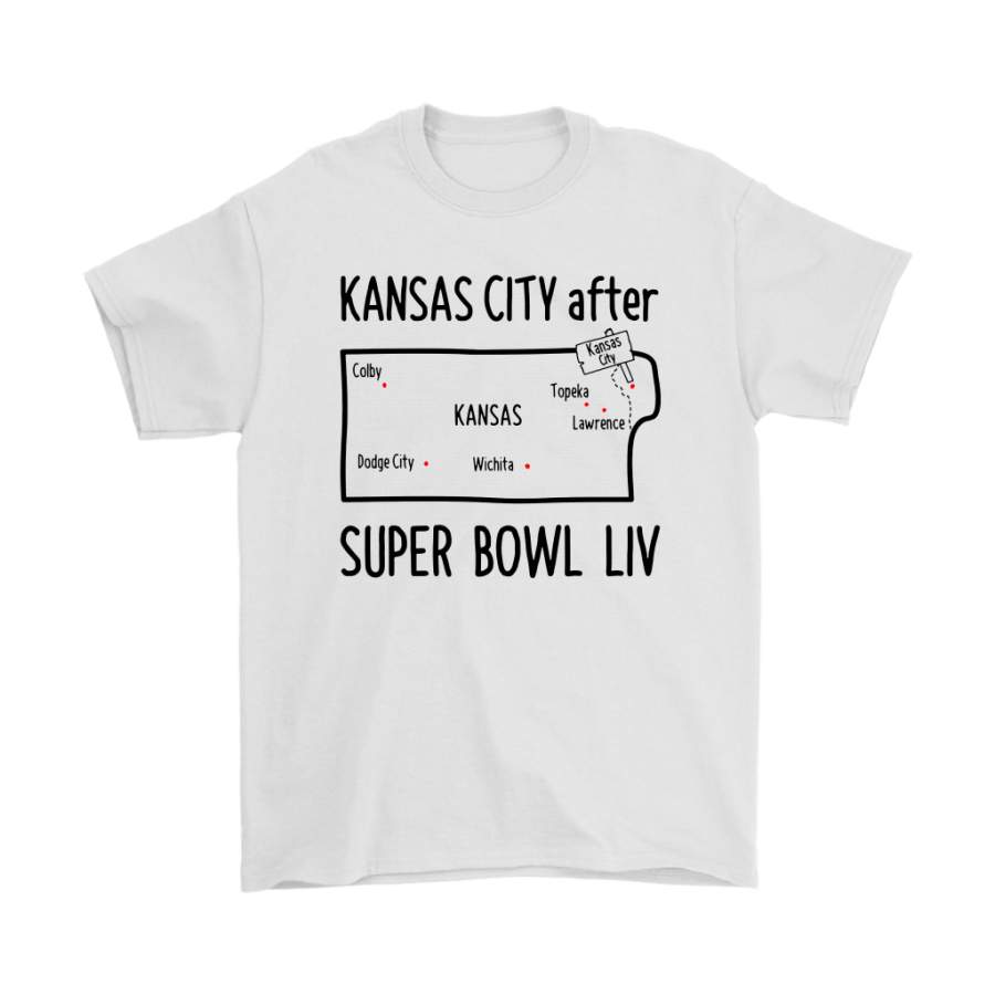 Kansas City After Super Bowl LIV Champions Football Shirts