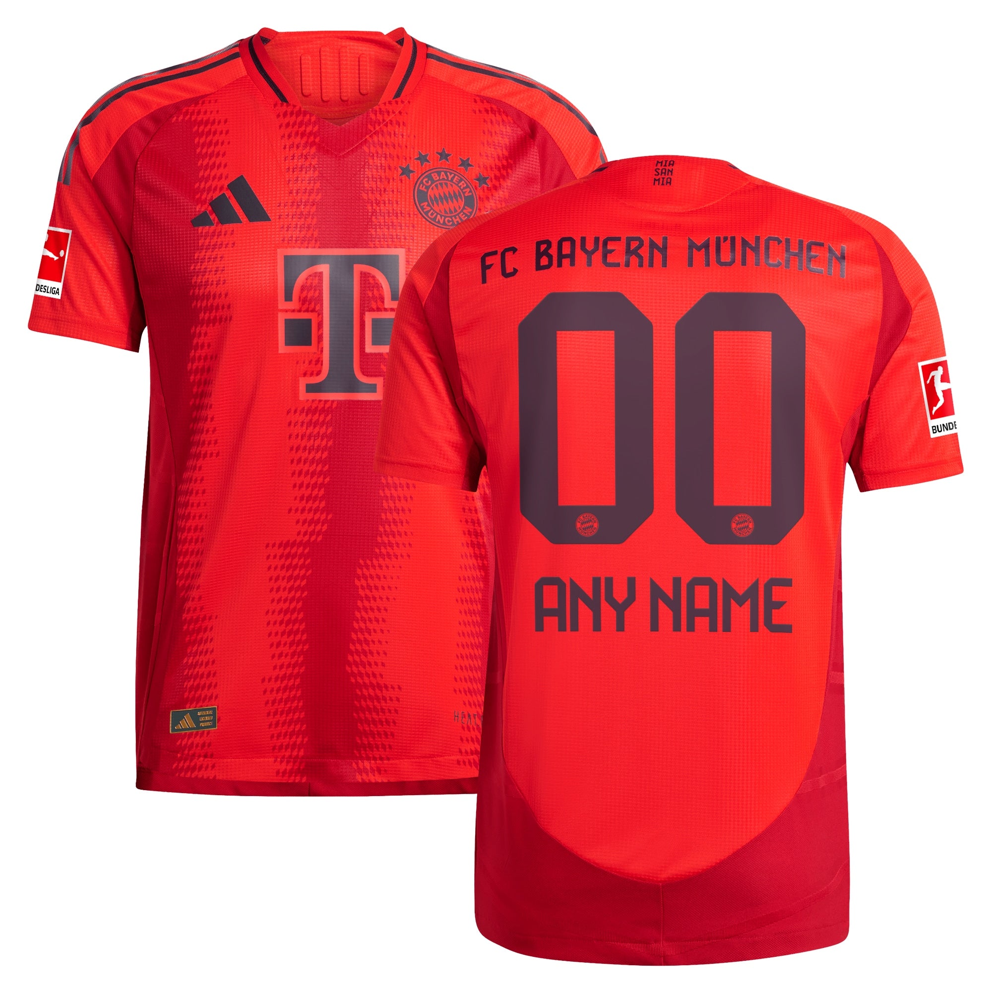 Bayern Munich Adidas 2024/25 Home Custom Jersey – Red