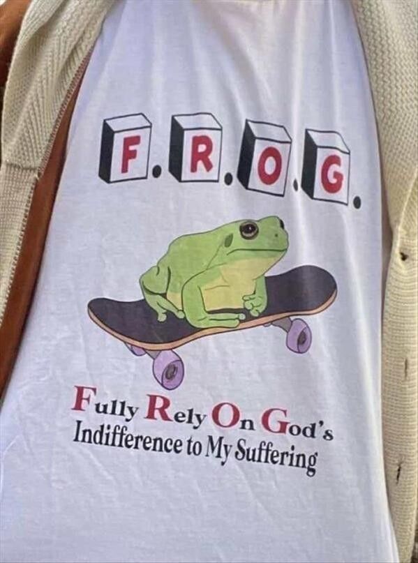 Shirt Ideas, Frog Fully Rely On God& …