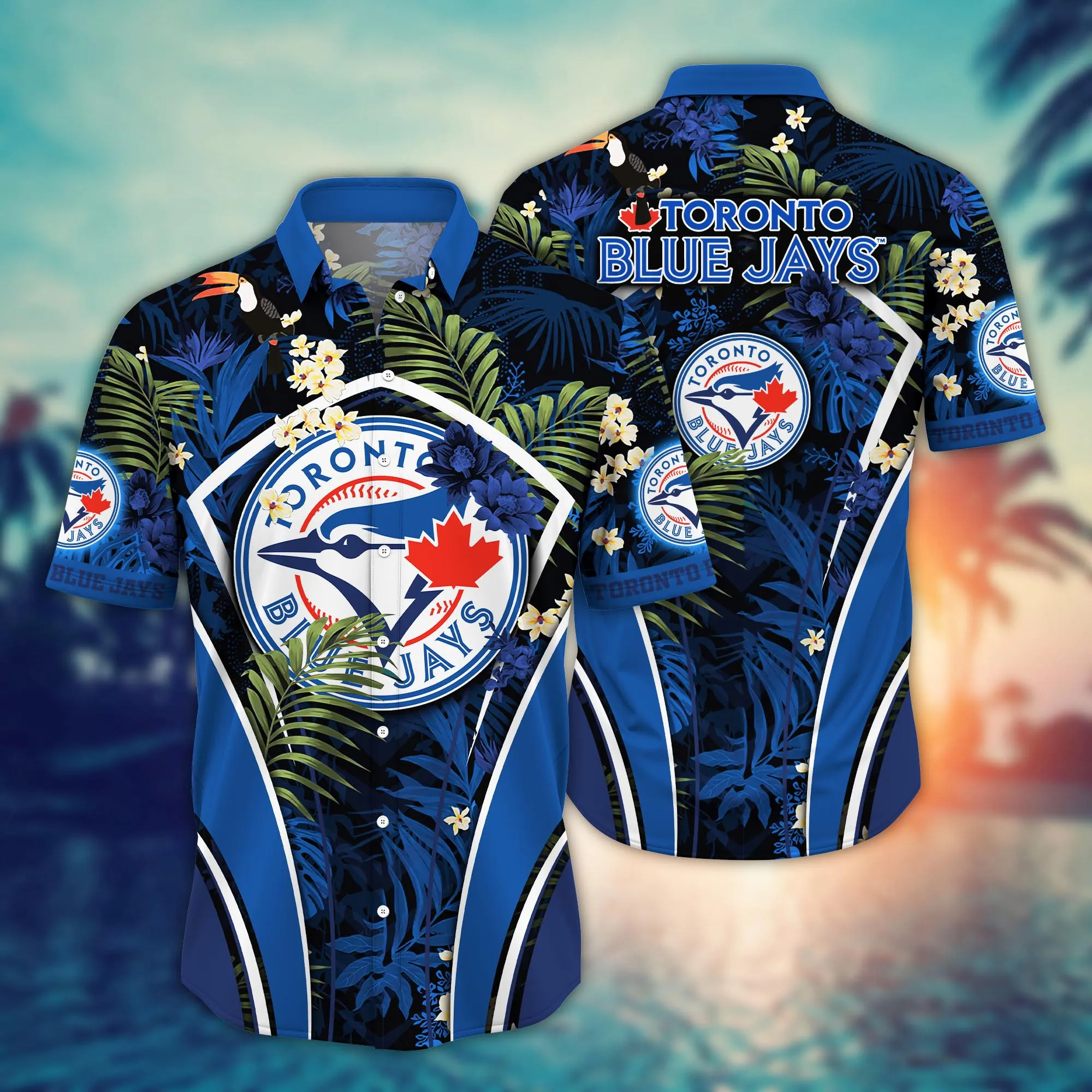 Toronto Blue Jays Mlb Hawaiian Shirt Seaside Aloha Shirt