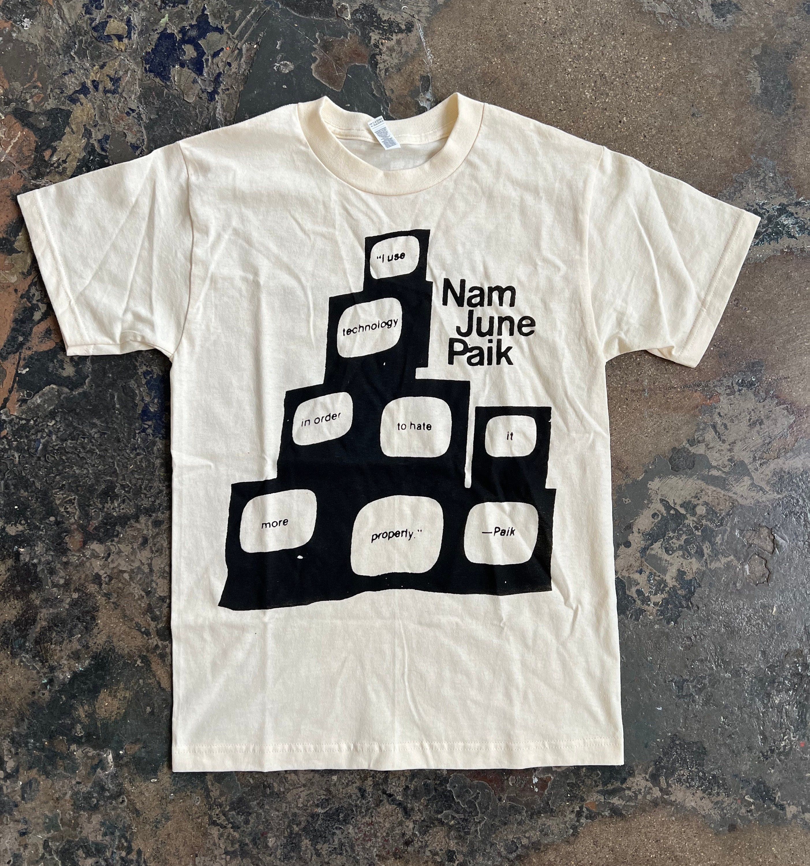 Shirt Ideas, Nam June Paik tee