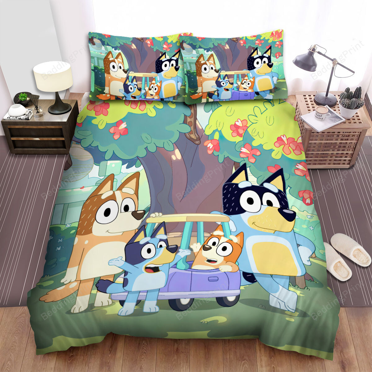 Bluey Animated Series Poster Bed She …