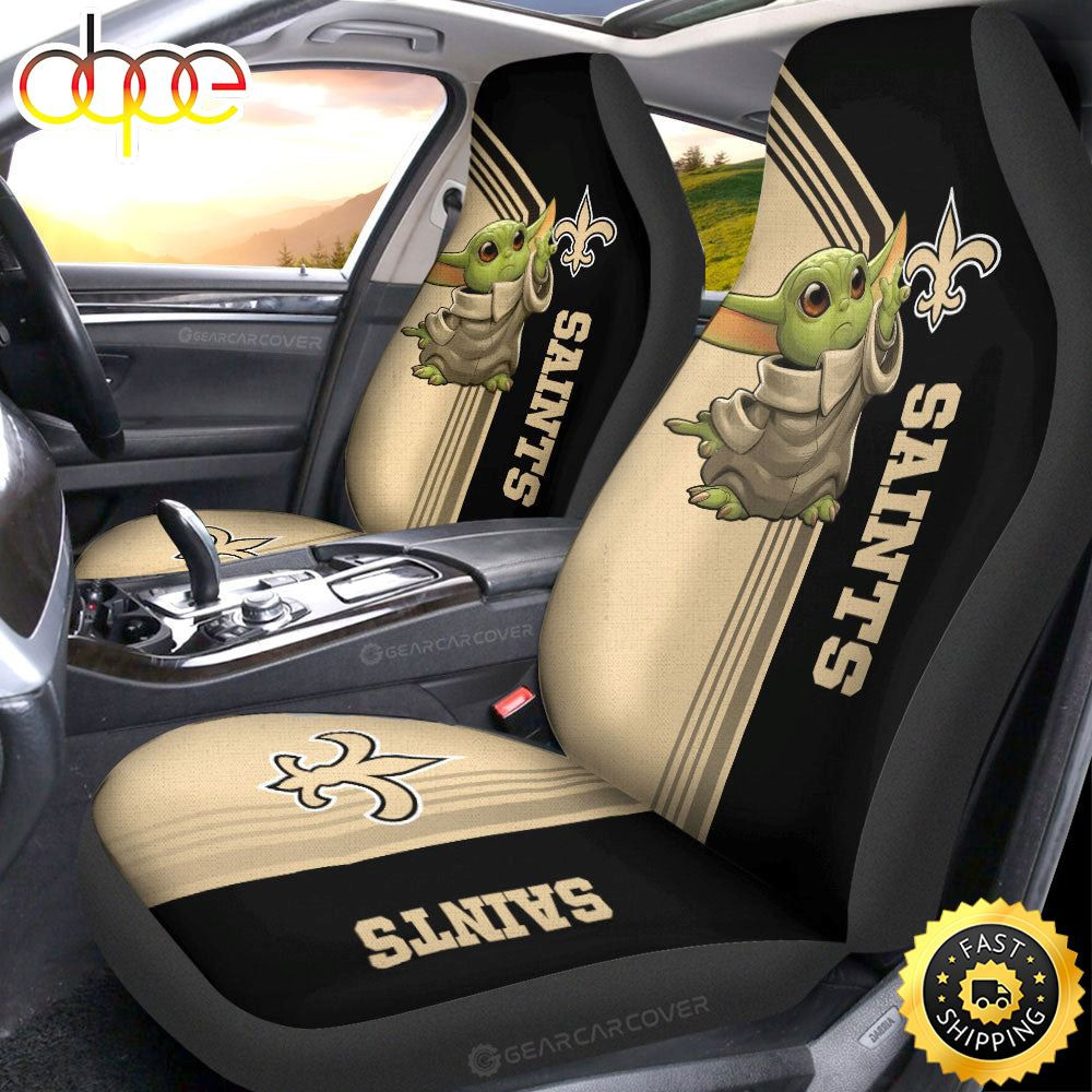 New Orleans Saints Customized Car Seat Cover Set CSC9314