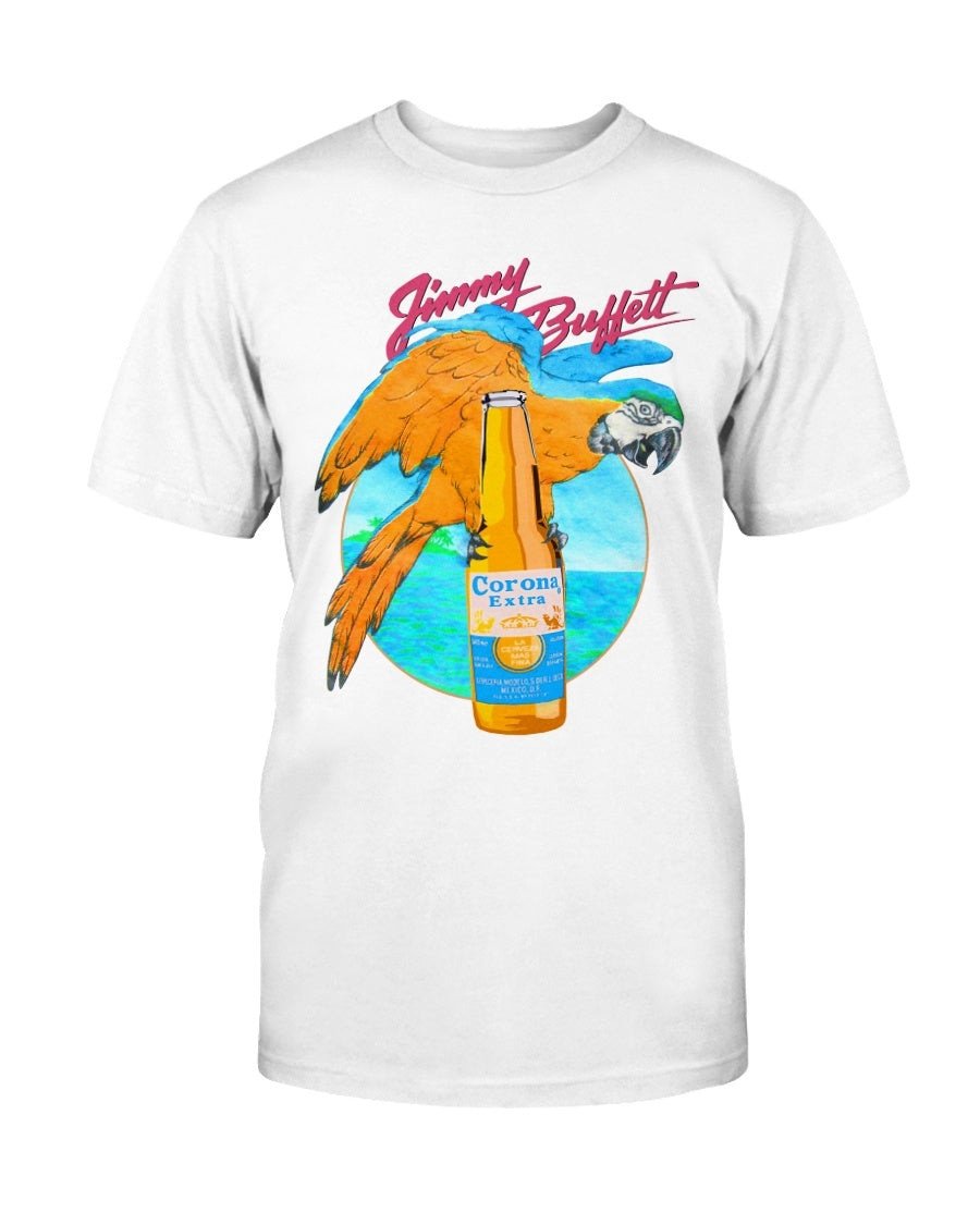 Vintage 1987 Jimmy Buffett T Shirt Parrot Looks At Forty Tour T Shirt 210924